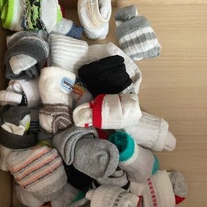 Lot of boy infant socks